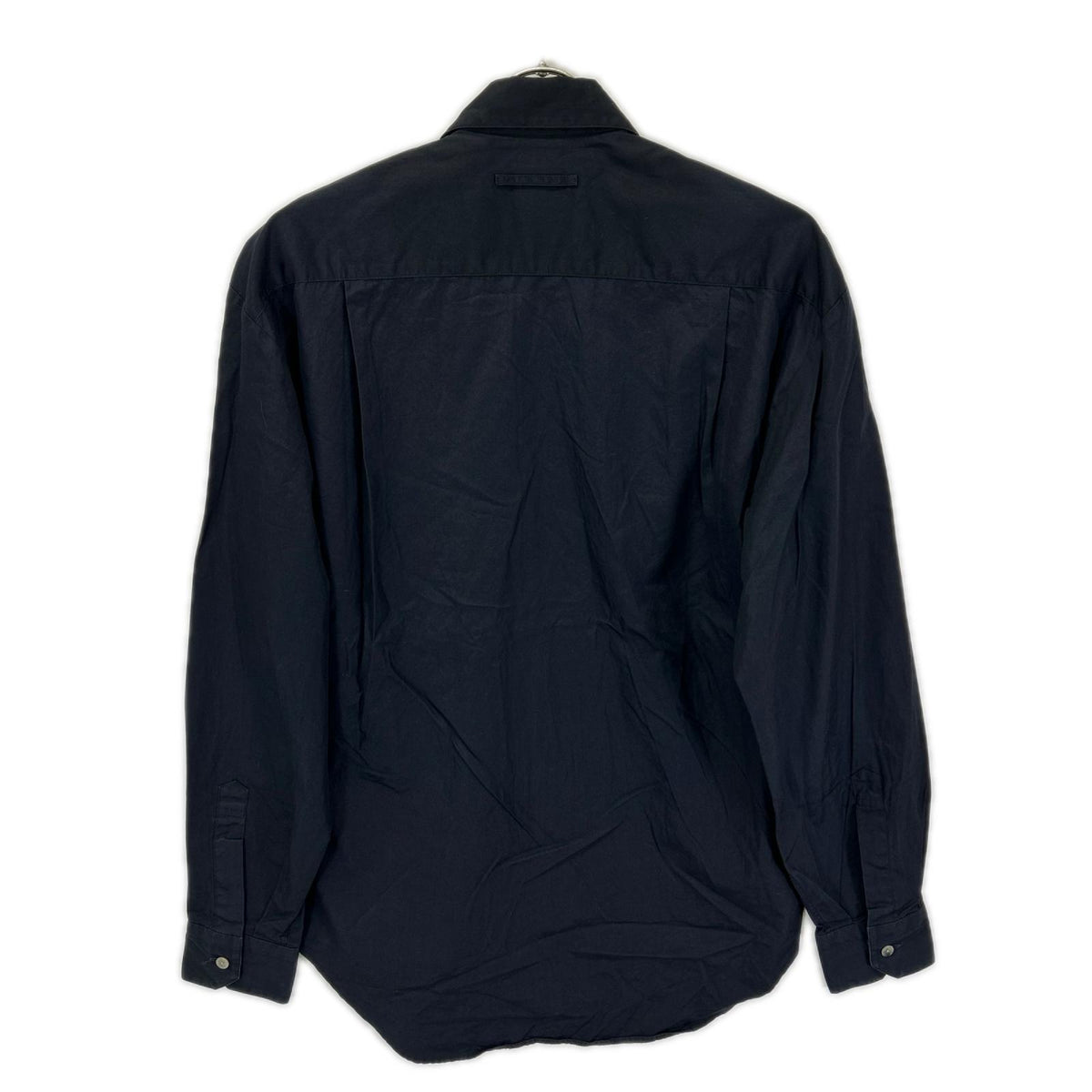 Jean Paul GAULTIER HOMME Black Frill Design Shirt Size 48
