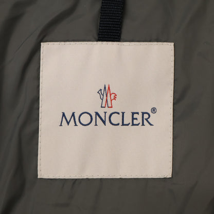 MONCLER 21AW VILAINE Fur Long Wool Down Coat Gray Size 4
