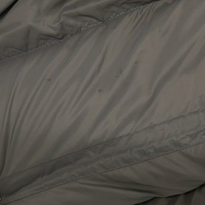 MONCLER 21AW VILAINE Fur Long Wool Down Coat Gray Size 4