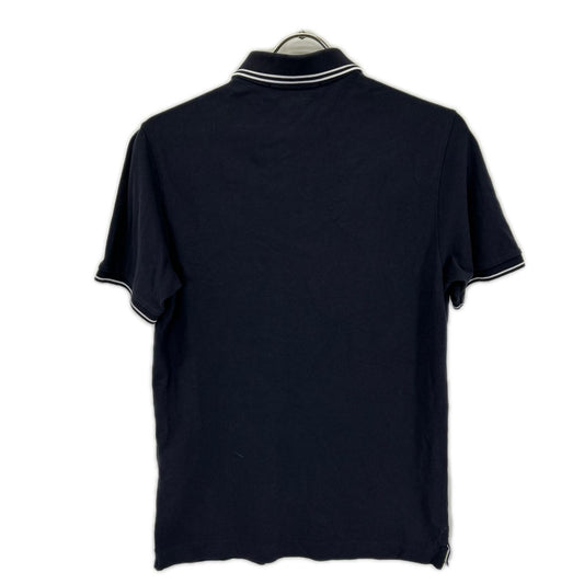 STONE ISLAND 101522S18 Logo Patch Polo Navy Cotton Size S