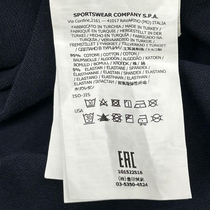 STONE ISLAND 101522S18 Logo Patch Polo Navy Cotton Size S