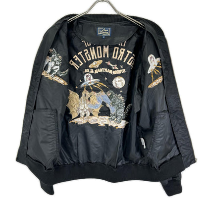 STUDIO D'ARTISAN Ghidorah Embroidered Jacket Black Size 42