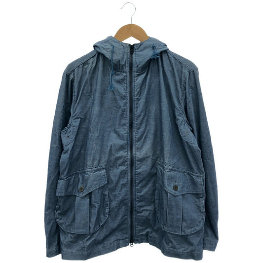 Momotaro Jeans Blue Garments Front Pocket Hoodie Size 42
