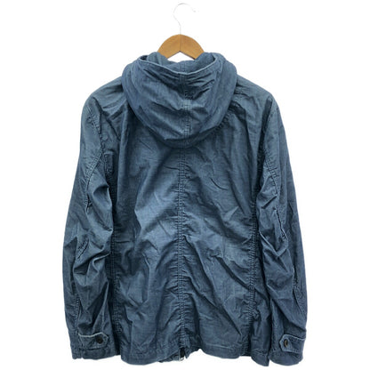 Momotaro Jeans Blue Garments Front Pocket Hoodie Size 42