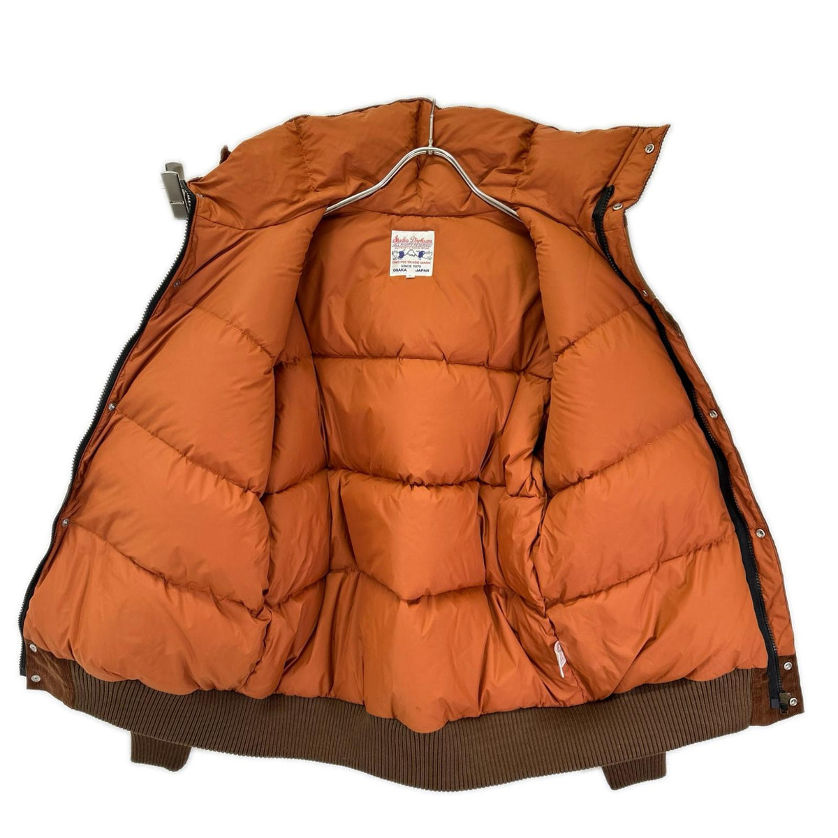 STUDIO D'ARTISAN 4369 Corduroy Down Jacket Brown Size L