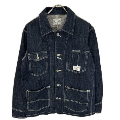 STUDIO D'ARTISAN Indigo Denim Coverall Jacket Size 38