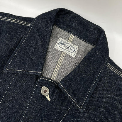 STUDIO D'ARTISAN Indigo Denim Coverall Jacket Size 38