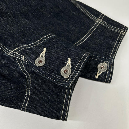 STUDIO D'ARTISAN Indigo Denim Coverall Jacket Size 38