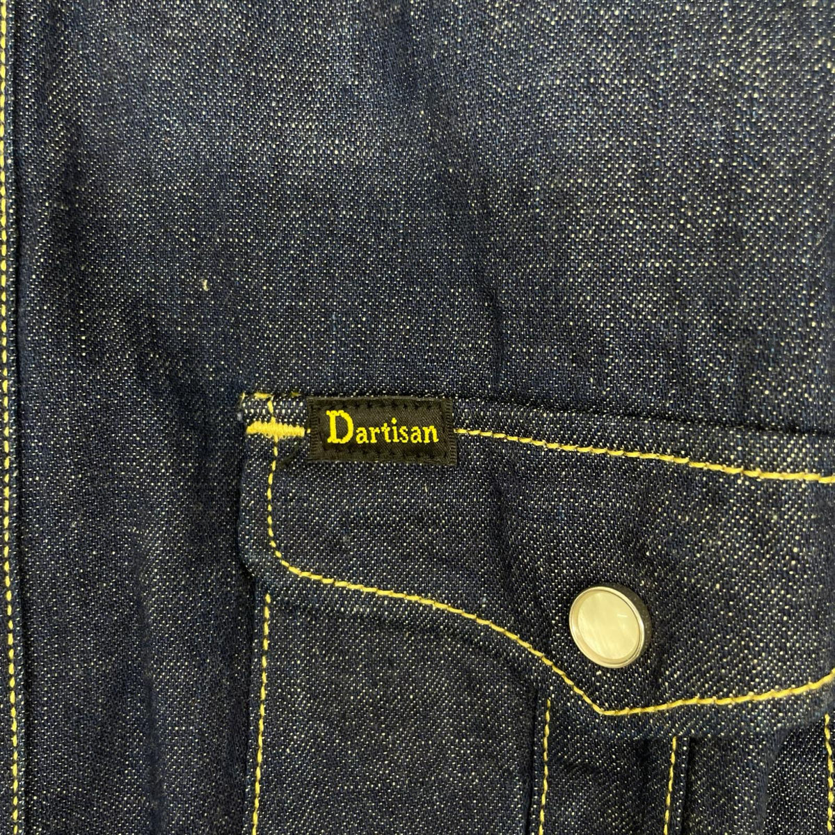 STUDIO D'ARTISAN D5549 Indigo Denim Western Shirt Size XL