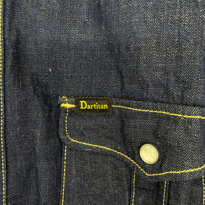 STUDIO D'ARTISAN D5549 Indigo Denim Western Shirt Size XL