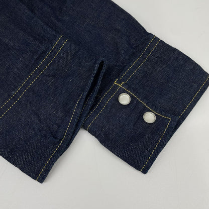 STUDIO D'ARTISAN D5549 Indigo Denim Western Shirt Size XL