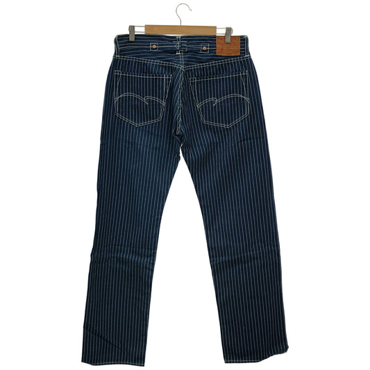 STUDIO D'ARTISAN Indigo Wabash Stripe Work Pants Size 34