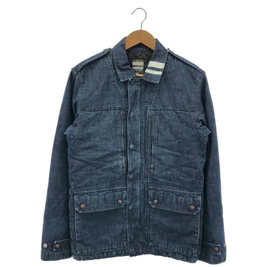 Momotaro Jeans Shutsujin Indigo Military Jacket Size 40