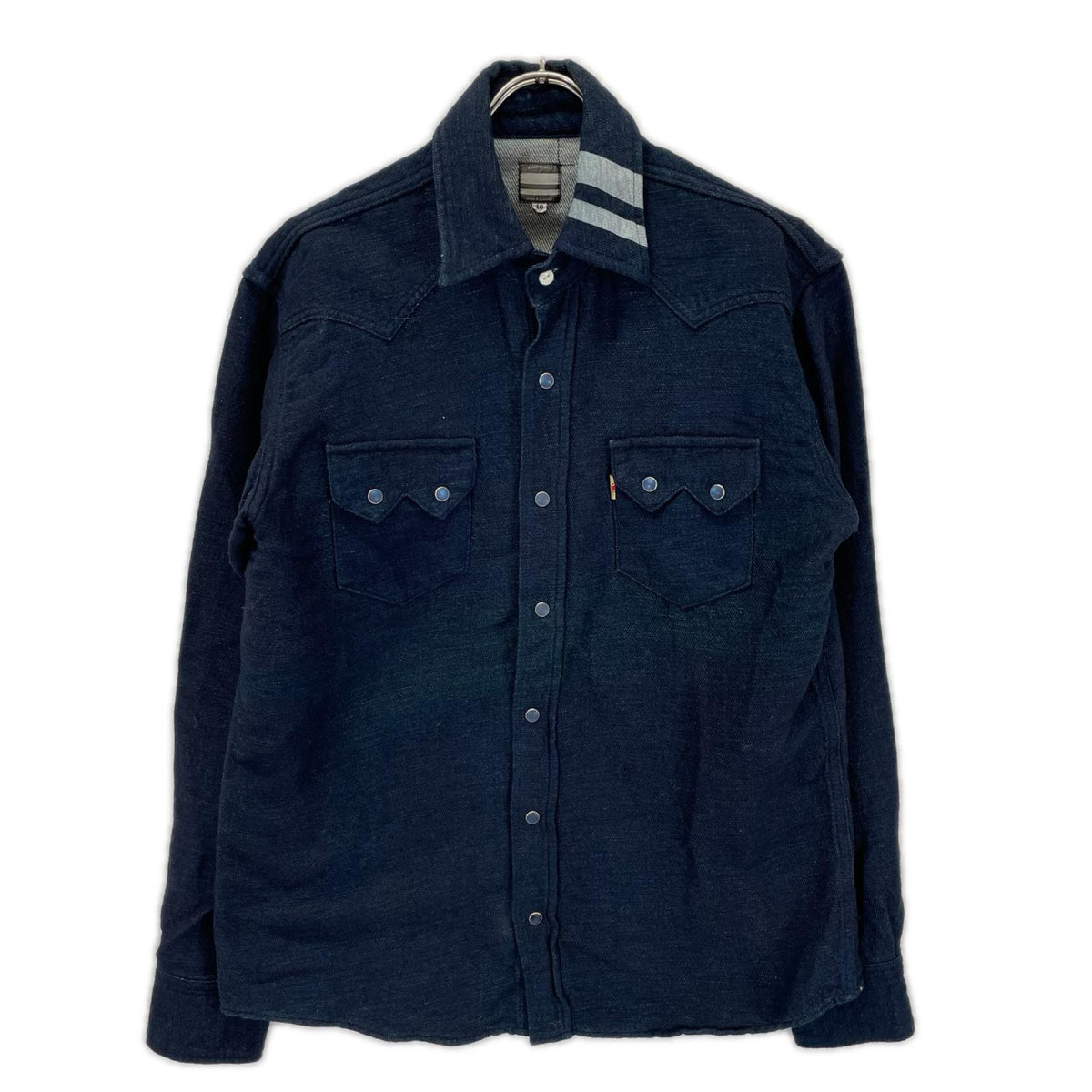 Momotaro Jeans Indigo Eri Shutsujin Western Shirt