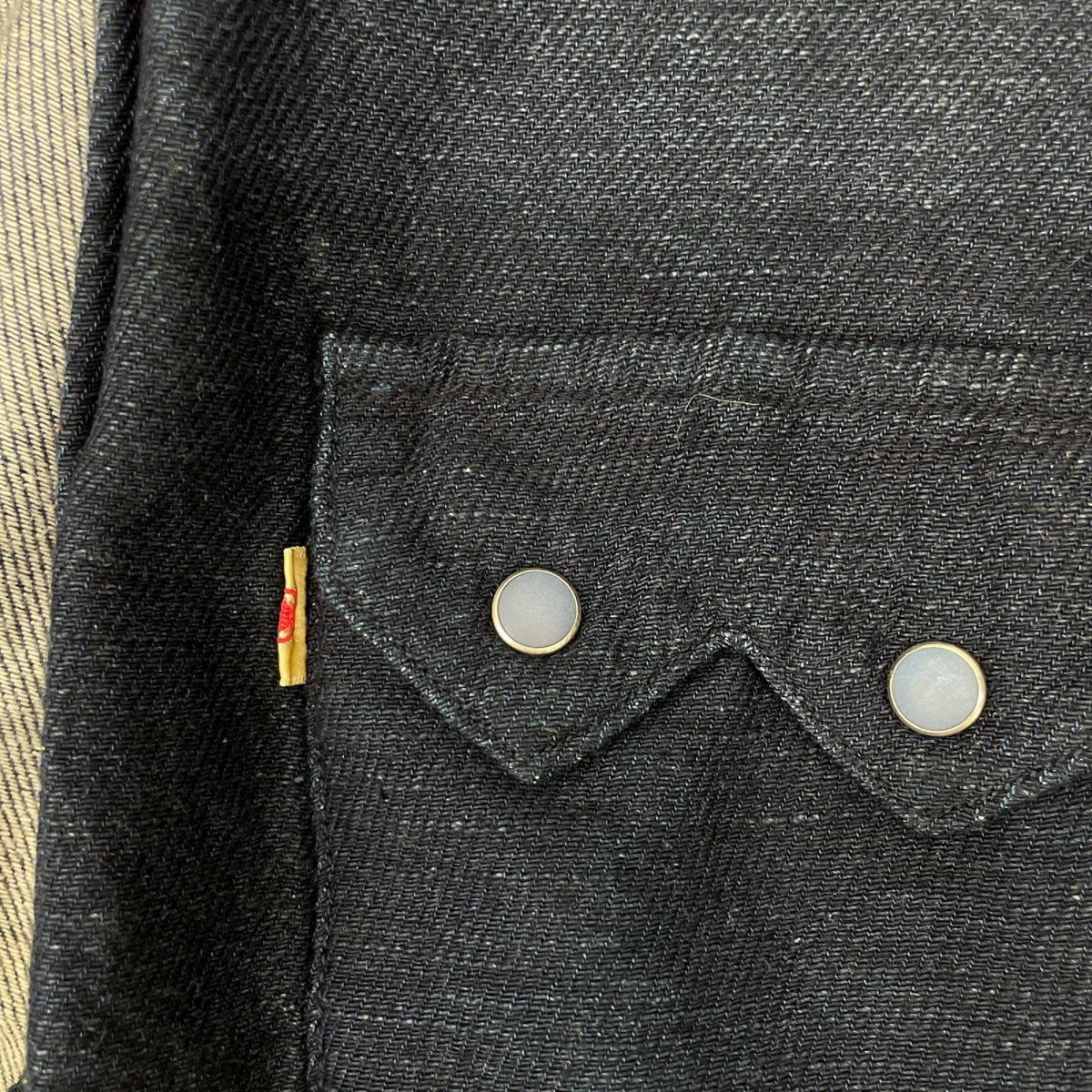 Momotaro Jeans Indigo Eri Shutsujin Western Shirt