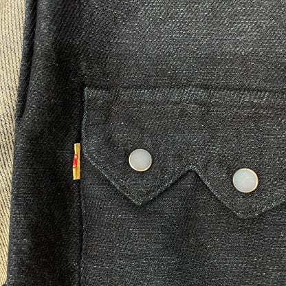 Momotaro Jeans Indigo Eri Shutsujin Western Shirt