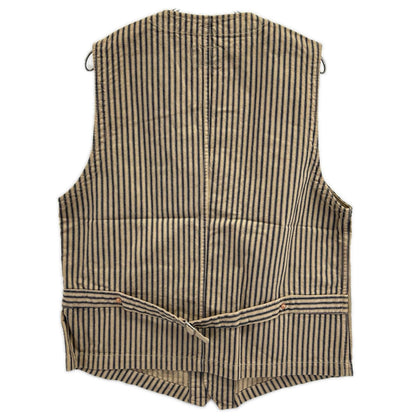 STUDIO D'ARTISAN Mr. RAIL ROAD Cotton Vest Beige Size 42