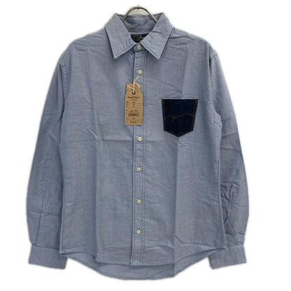 STUDIO D'ARTISAN Blue Suvin Gold Long Sleeve Shirt Size 42