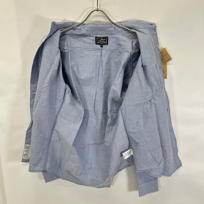 STUDIO D'ARTISAN Blue Suvin Gold Long Sleeve Shirt Size 42