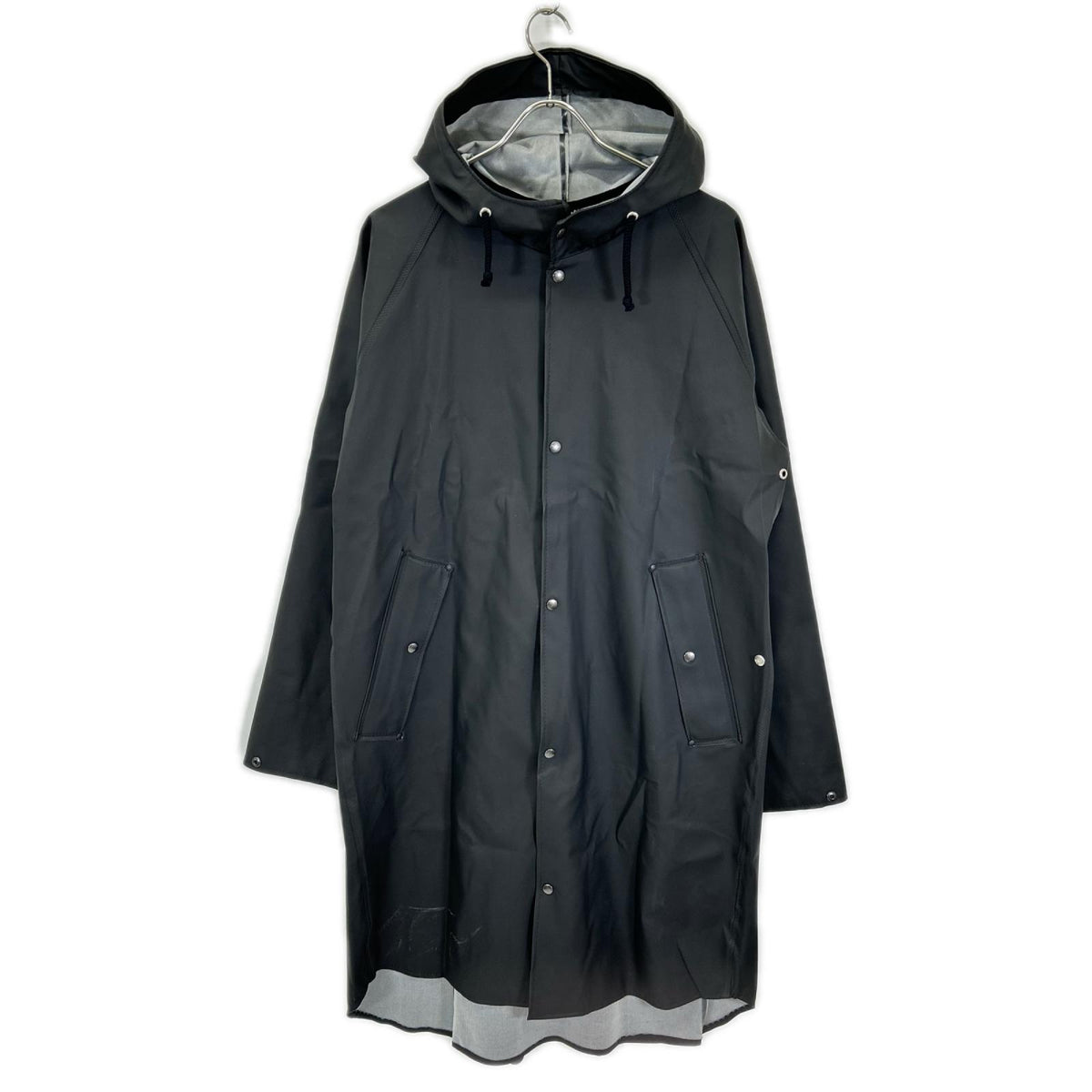 AUGUSTE-PRESENTATION x Elka Black Hooded Coat Size M