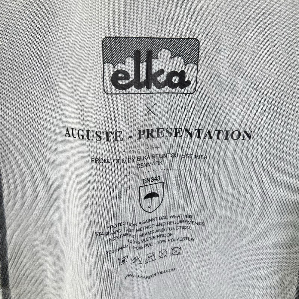 AUGUSTE-PRESENTATION x Elka Black Hooded Coat Size M