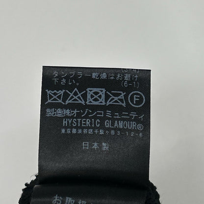 HYSTERIC GLAMOUR Black Pullover Sweatshirt Size S