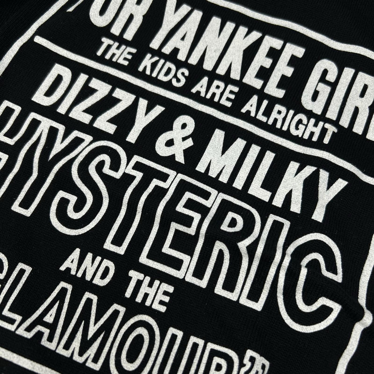 HYSTERIC GLAMOUR Black Pullover Sweatshirt Size S