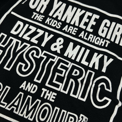 HYSTERIC GLAMOUR Black Pullover Sweatshirt Size S