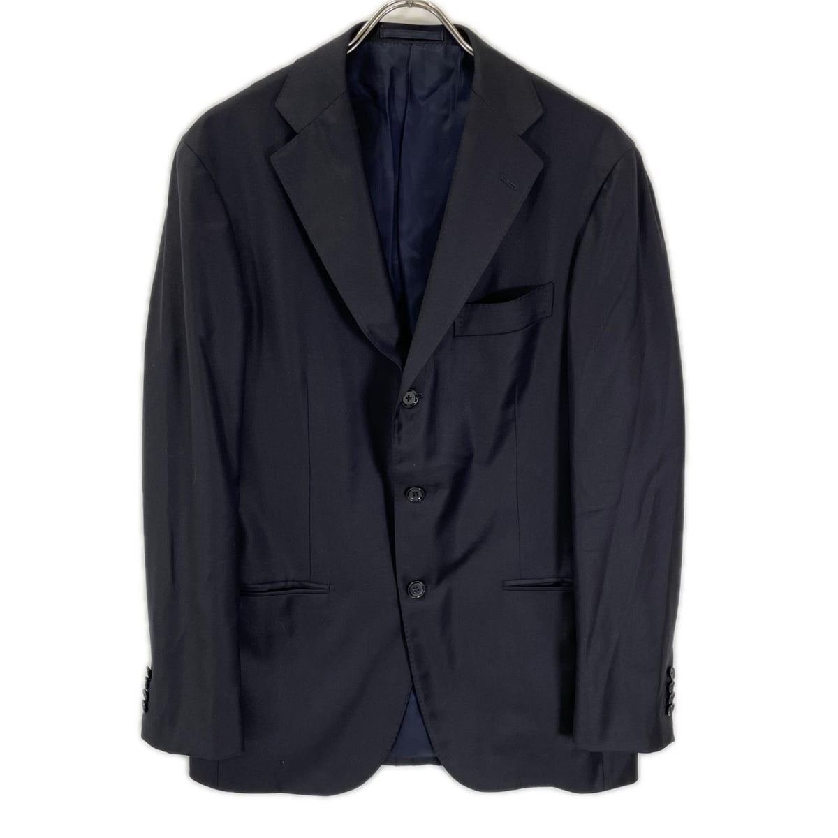 salotto di guji Loro Piana Wool Suit Navy Size 50