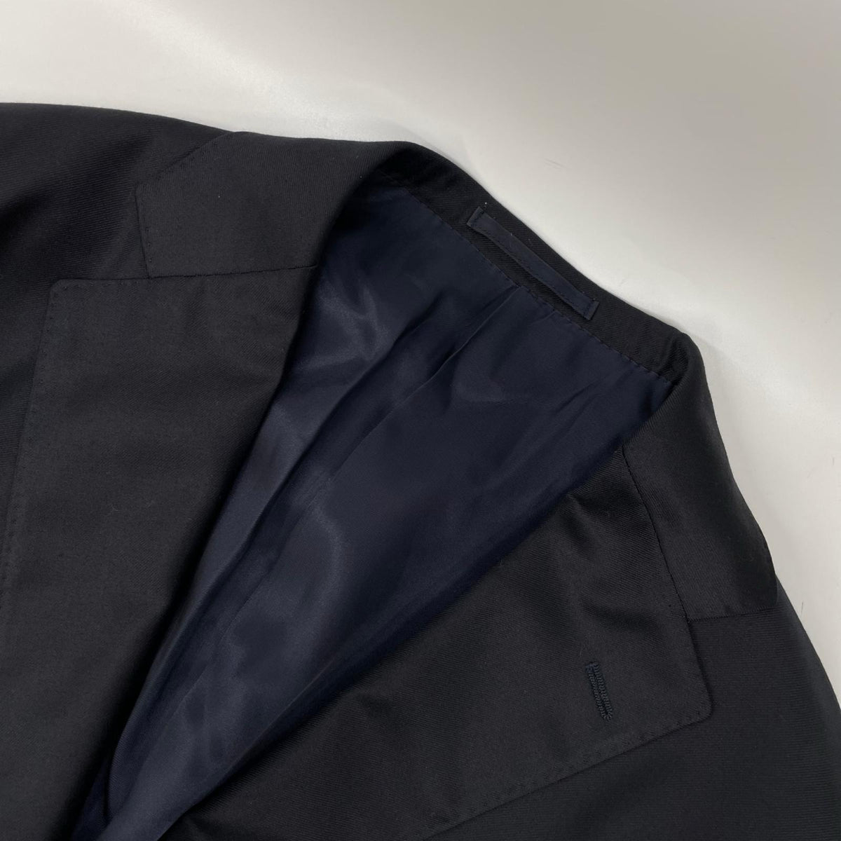 salotto di guji Loro Piana Wool Suit Navy Size 50