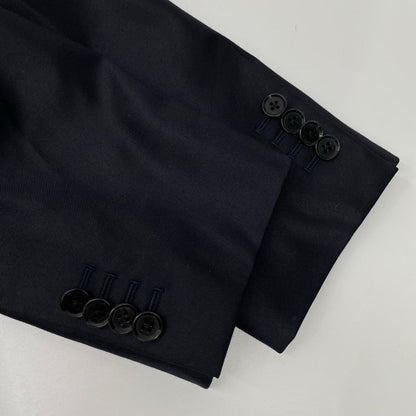 salotto di guji Loro Piana Wool Suit Navy Size 50