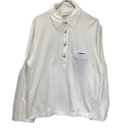 gourmet jeans xKAIKO Rayon Cotton Long Shirt White Polo Size 1