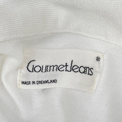 gourmet jeans xKAIKO Rayon Cotton Long Shirt White Polo Size 1