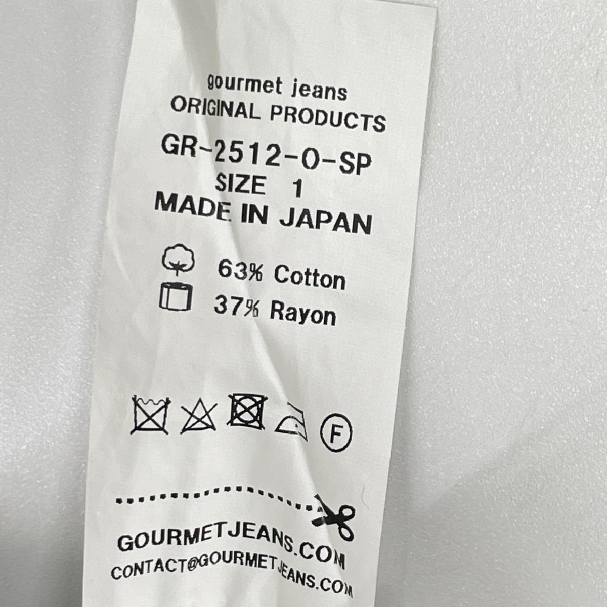 gourmet jeans xKAIKO Rayon Cotton Long Shirt White Polo Size 1