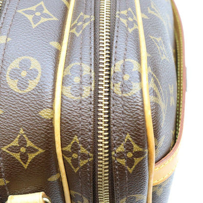 LOUIS VUITTON Monogram Reporter PM Shoulder Bag Brown