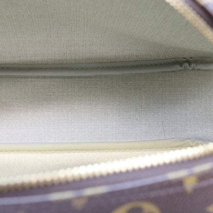 LOUIS VUITTON Monogram Reporter PM Shoulder Bag Brown