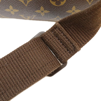 LOUIS VUITTON Monogram Reporter PM Shoulder Bag Brown
