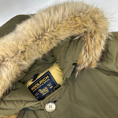 WOOLRICH Khaki Arctic Parka Down Jacket Size S