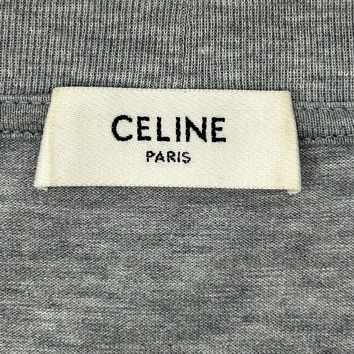 CELINE 22AW Stars & Stripes Oversized T-Shirt Gray Size S