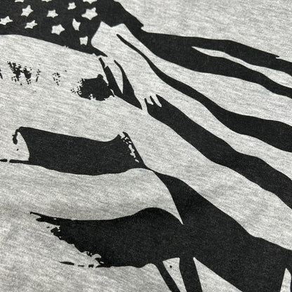 CELINE 22AW Stars & Stripes Oversized T-Shirt Gray Size S