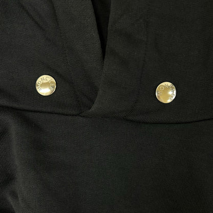 MONCLER 2020 Navy Logo Cotton Hoodie Size XS
