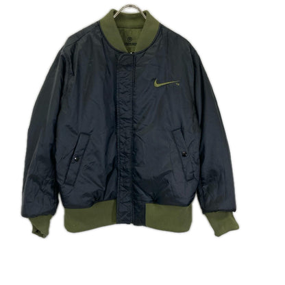 NIKE Swoosh Bomber Jacket Khaki Size L