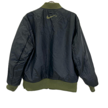 NIKE Swoosh Bomber Jacket Khaki Size L