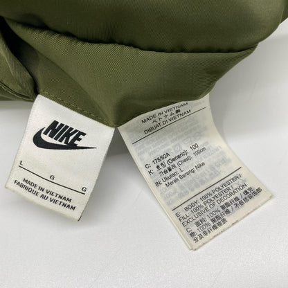 NIKE Swoosh Bomber Jacket Khaki Size L