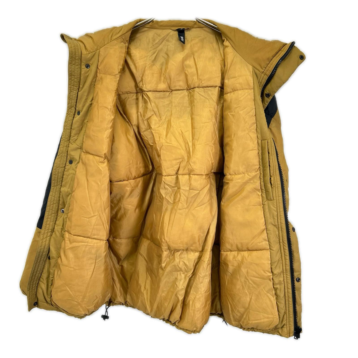 SILAS Bi-Color Puffer Jacket Mustard/Black Size L