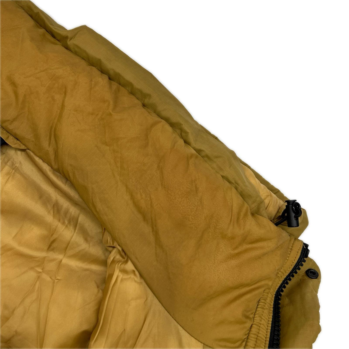 SILAS Bi-Color Puffer Jacket Mustard/Black Size L