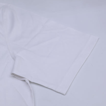 HERMES Mini Leather Patch H-Bal T-Shirt White Size M