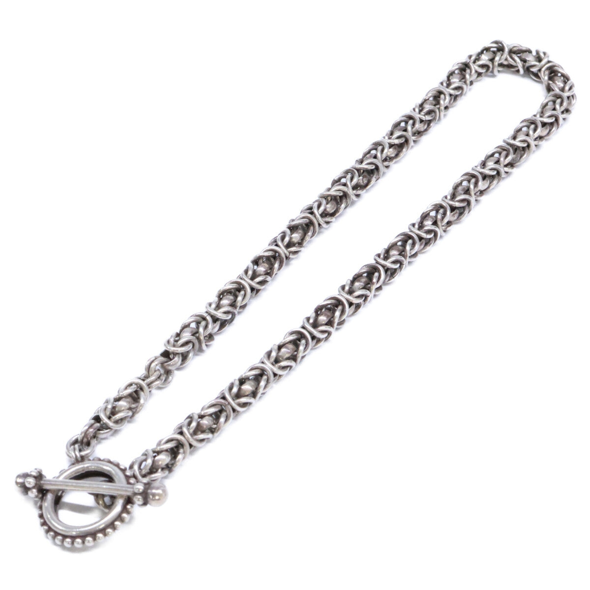 STEPHEN DWECK Sterling Silver Lariat Chain Necklace Silver