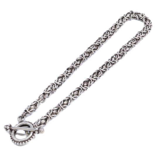 STEPHEN DWECK Sterling Silver Lariat Chain Necklace Silver
