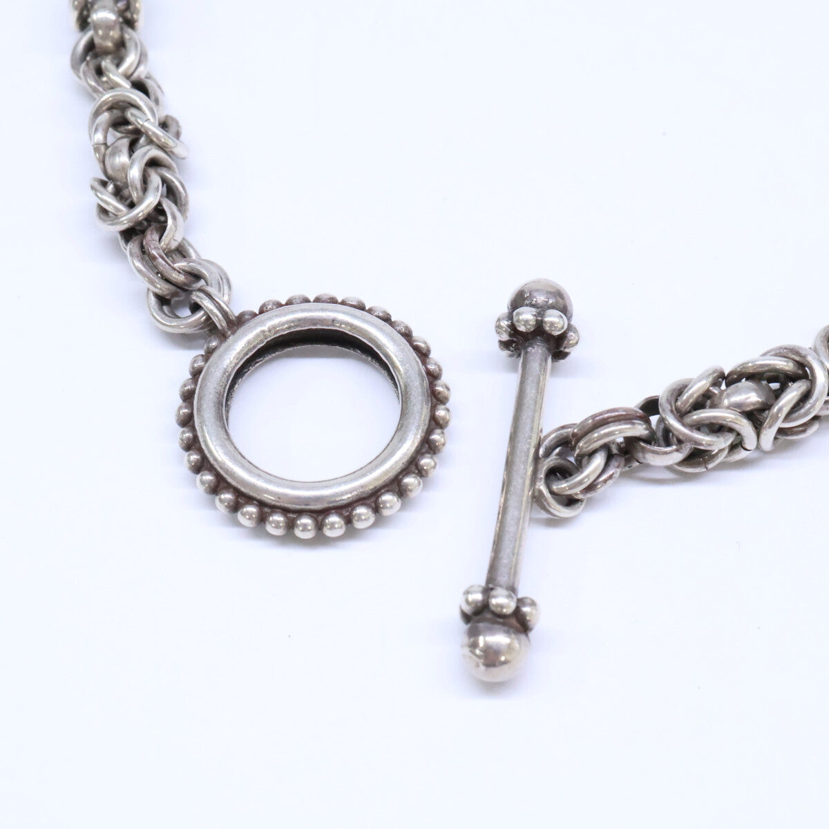 STEPHEN DWECK Sterling Silver Lariat Chain Necklace Silver